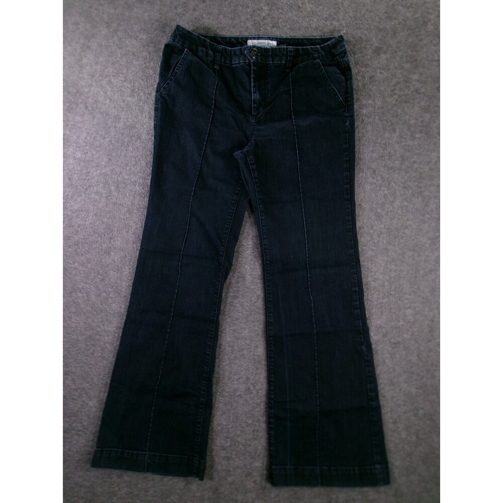 Chico Jeans Womens 1 US 8 Blue Platinum Bootcut Dark Wash Classic Casual